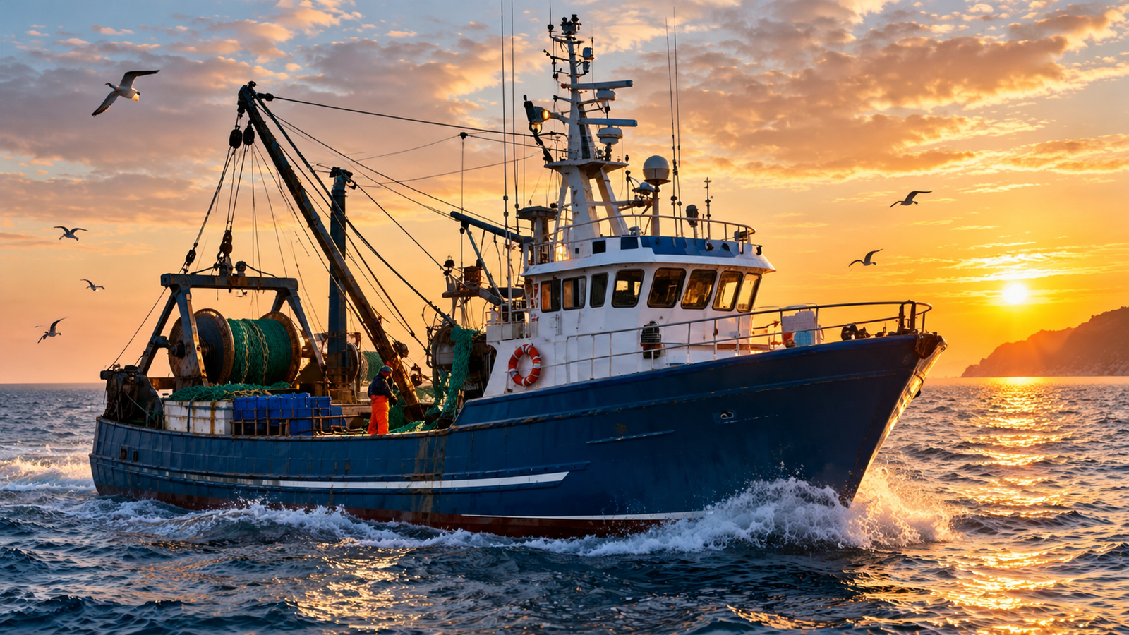 Marine safety services for fishing vessels