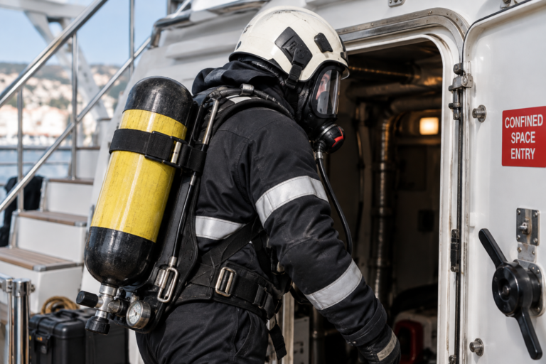 SCBA, EEBD and medical oxygen marine safety equipment