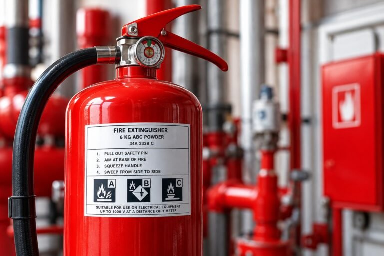 Marine safety inspection services for fire fighting equipment
